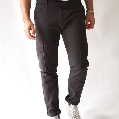 Cargo Trousers in Charcoal