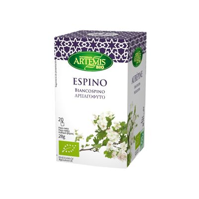 Caja Infusión Espino Blanco -ECO- 28g/Hawthorn -ECO- Tea bags 28g