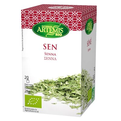 Complemento Alimenticio de Sen -ECO- 28g/Food supplement of Senna -ECO- Tea bags 28g