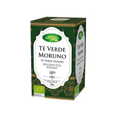 Caja Infusión Té Verde Moruno -ECO- 28g/Sahara Green -ECO-  Tea bags 28g