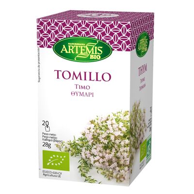 Caja Infusión Tomillo -ECO- 28g/Thyme -ECO-  Tea bags 28g