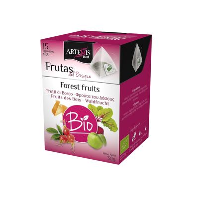 Pirámide infusión Frutas del bosque -ECO-/Forest fruits pyramid tea bags -ECO-