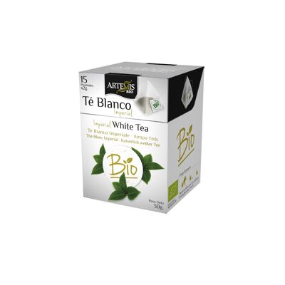 Pirámide infusión Té Blanco Imperial -ECO-/Imperial white tea pyramid tea bags -ECO-