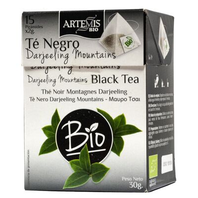 Pirámide infusión Té Negro Darjeeling -ECO-/Darjeeling black tea pyramid tea bags -ECO-