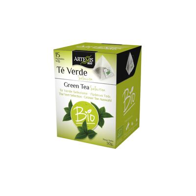 Pirámide infusión Té Verde Selección -ECO-/Selection Green tea pyramid tea bags -ECO-