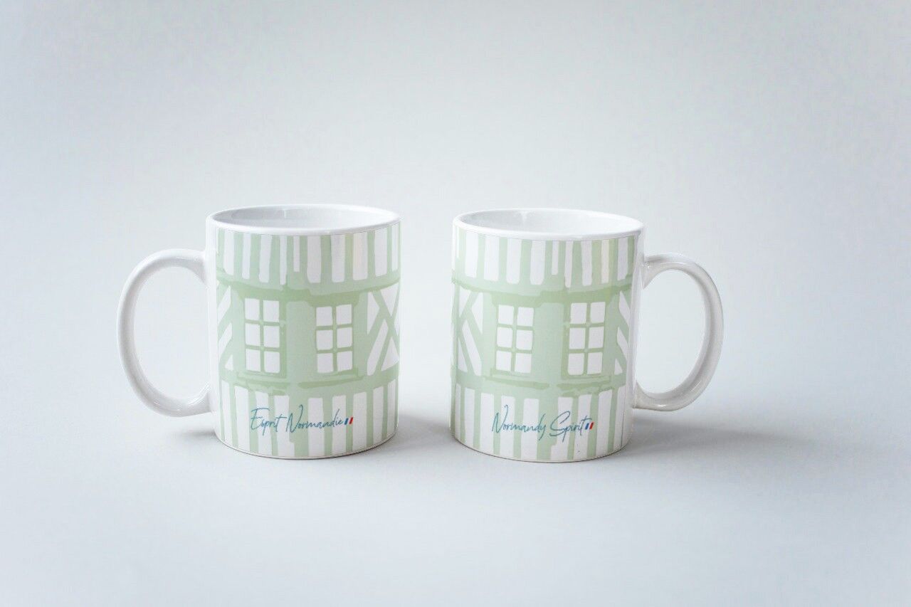 Fachwerkbecher Grün