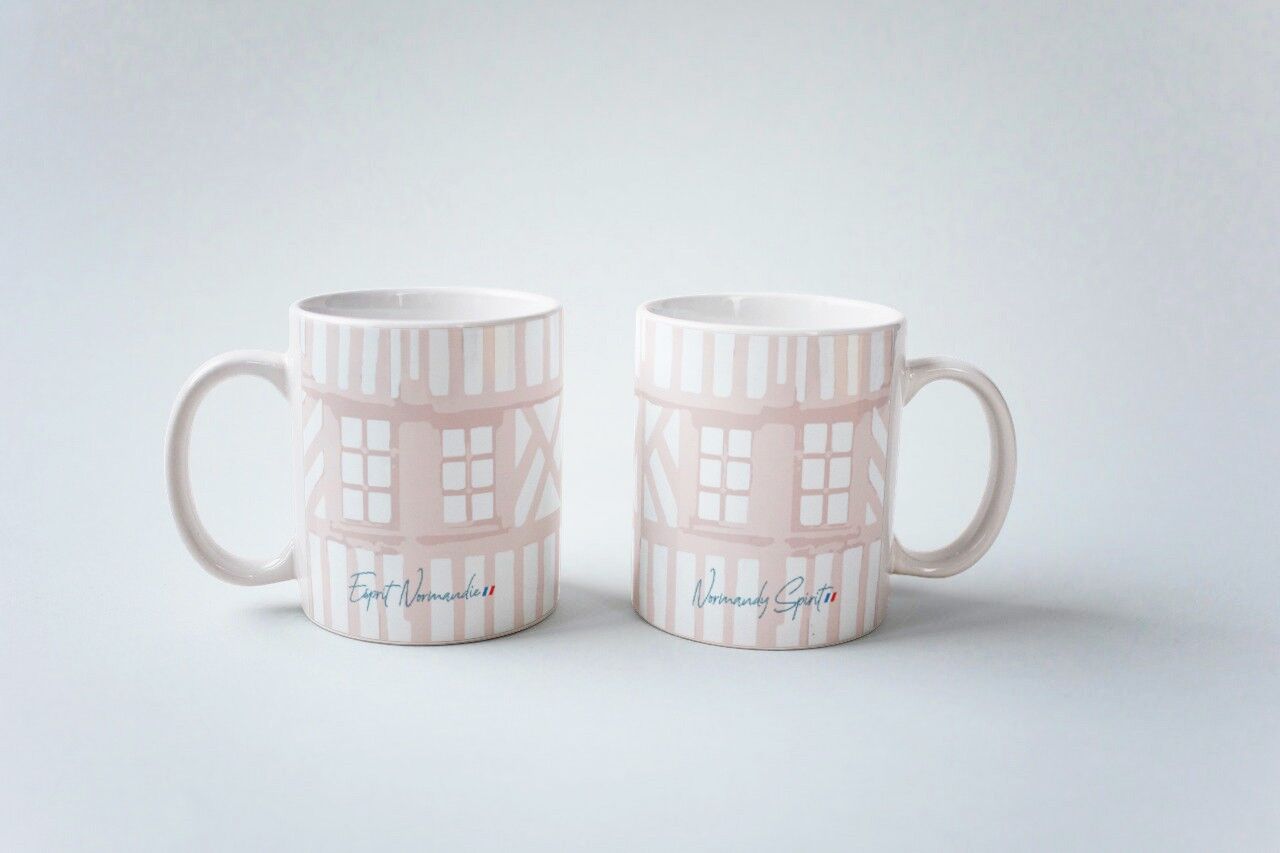 Mug Colombages Rose