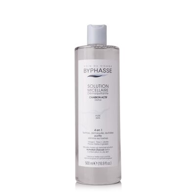 BYPHASSE SOLUTION MICELLAIRE DÉMAQUI. BIPHASIQUE WATERPROOF 500ML