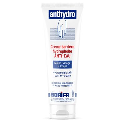 Dermscreen -Antihydro Anti-Water Cream - Crema barriera per uso professionale - Tubo 125 ml