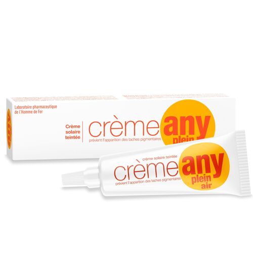 Crème solaire teintée Any Plein Air - Tube 25 gr