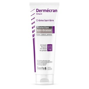 Dermécran - Protection polyvalente Anti-Graisses - crème barrière de protection pour utilisation professionnelle – Tube 125 ml