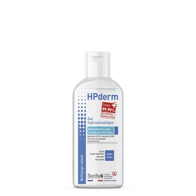 HPderm® Gel Hidroalcohólico - Desinfección de manos por fricción - TD botella 100 ml