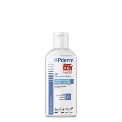HPderm® Gel Hydroalcoolique - Désinfection des mains par friction  - Flacon TD 100 ml