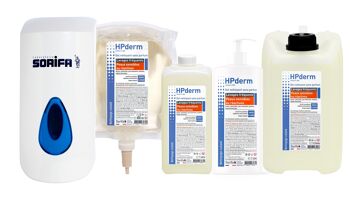 HPderm® Gel nettoyant sans parfum- lavage fréquent des peaux sensibles ou réactives - Ph neutre - Flacon pompe 1L 2