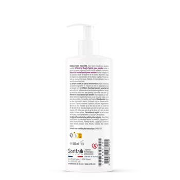 HPderm® Gel Douche Haute tolérance- Formule haute tolérance pour peaux sensibles et cheveux fragilisés - Flacon pompe 500 ml 3