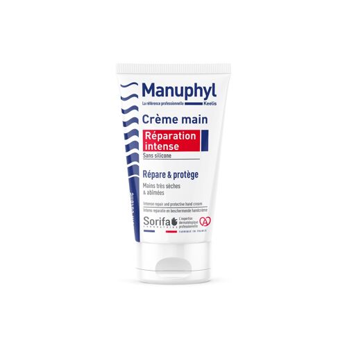 Manuphyl® Réparation Intense - Crème main hydratante et protectrice –  Tube 50 ml