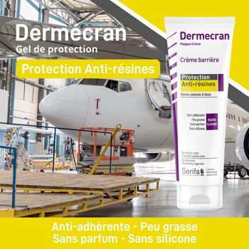 Dermécran - Protection Anti-résines - crème barrière de protection pour utilisation professionnelle - Tube 125 ml 2
