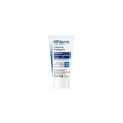 HPderm® Crème aux Végétogrins FORCE 4 - cleansing cream Based on biodegradable solvents of renewable origin - stubborn or special dirt - professional use - 15 ml tube