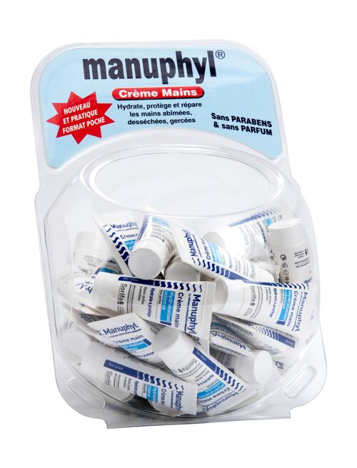 Manuphyl® Hydratation Intense - Crème main hydratante et protectrice  - PLV 48 tubes 15 ml