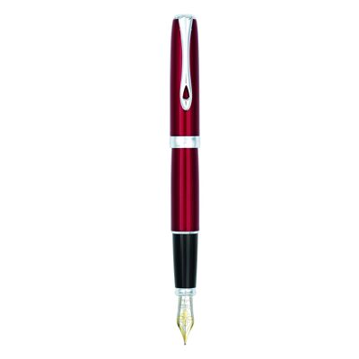 Pluma estilográfica Excellence A2 Magma rojo 14 ct