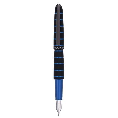 Penna Stilografica Anello Elox nero/blu