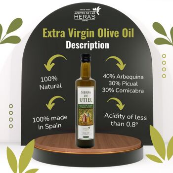 HUILE D'OLIVE EXTRA VIERGE 500 ml Sierra de Utiel 4