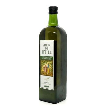 Huile d'Olive Extra Vierge Bouteille en Verre de 1L - Sierra de Utiel, 100% Origine Naturelle Espagne 3