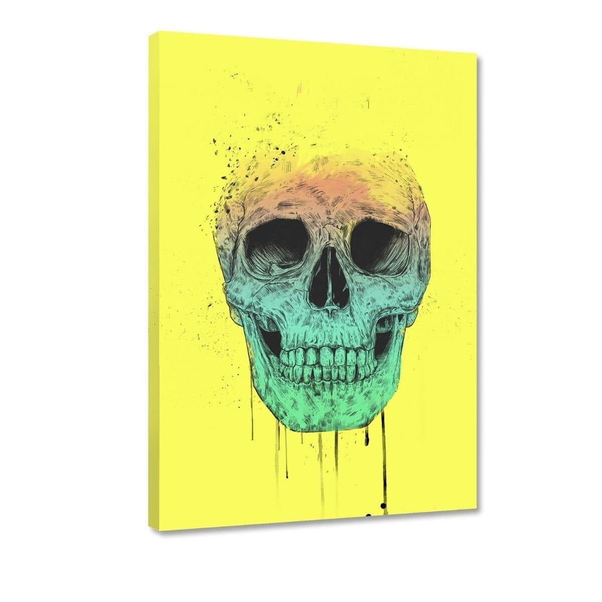 Teschio pop art