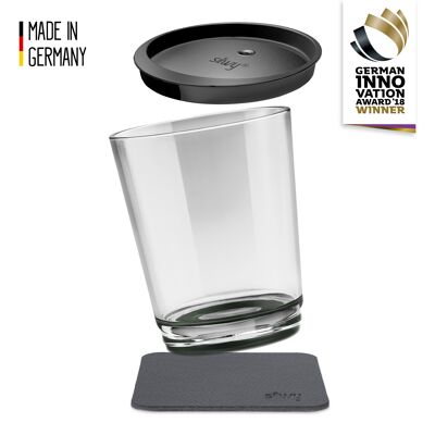 Tazza magnetica Triple, grigio perla