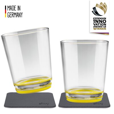 Magnetic Drinking Cups (set of 2), Oh Yellow