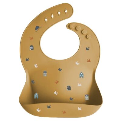 Bavaglino in silicone per bambini UCCELLI