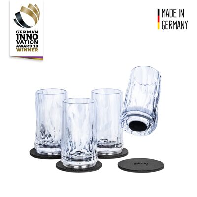 Verres magnétiques en plastique SHOT (lot de 4) High-tech