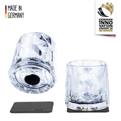 Bicchieri magnetici in plastica Tumbler (set di 2) high-tech