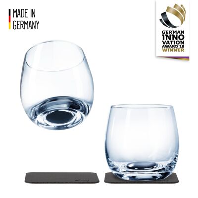 Magnetic crystal glasses WHISKEY