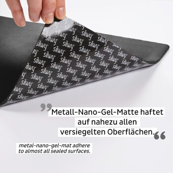 Métal nano gel mat NOIR pour lunettes magnétiques 4