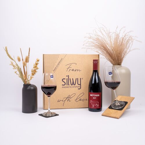 Geschenkbox "Herzliche Frische" (Wein)