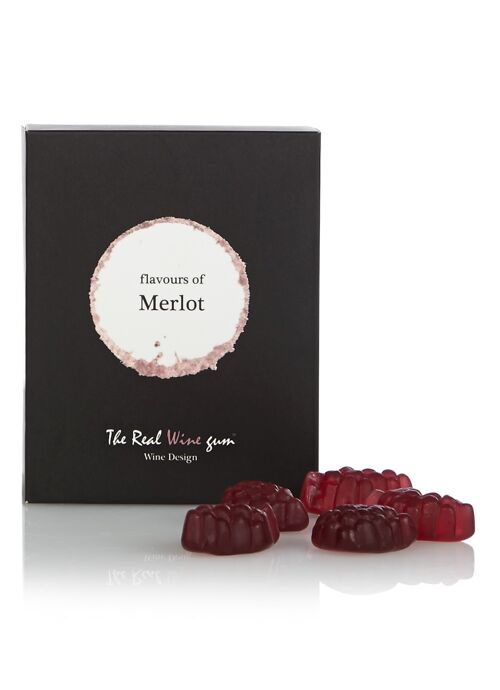 Red Wine jelly beans with Merlot grape
