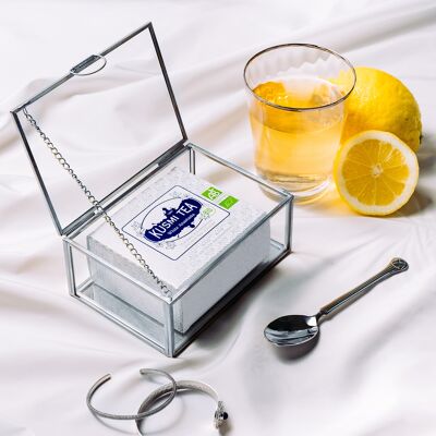 Organic White Anastasia - Box of 20 mousseline tea bags - 40gr/1.41oz.