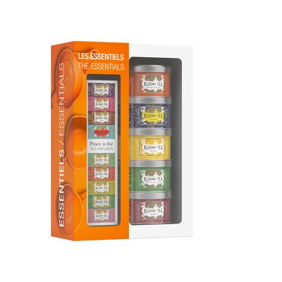 Essential Teas gift set + tea infuser  - 100gr/3.5oz