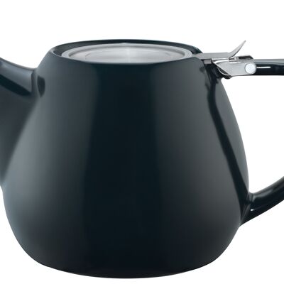 T.TOTEM grey matte porcelain teapot 1,1L (37 oz) with filter