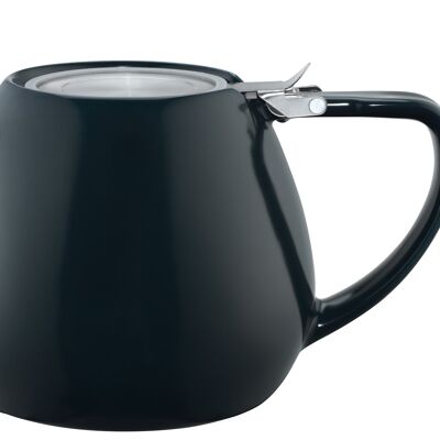 T.TOTEM grey matte porcelain teapot 1,1L (37 oz) with filter