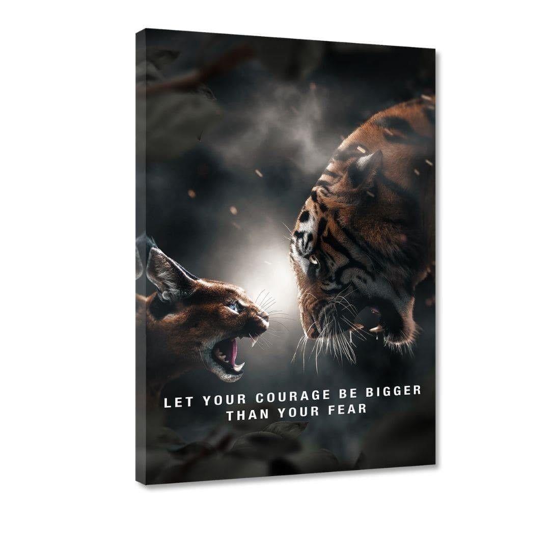 Courage plus grand que la peur