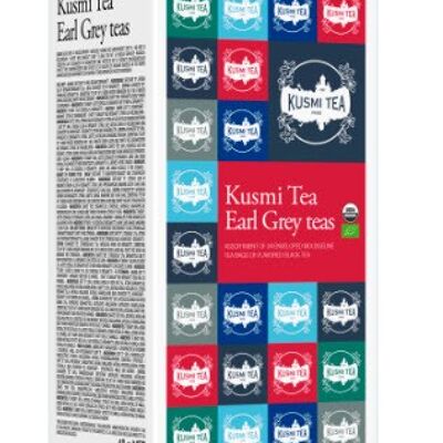 Les Earl Grey bio - Etui carton 24 sachets mousseline - 48gr