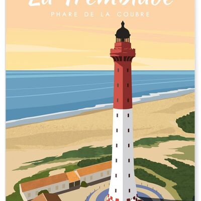 Affiche illustration de la ville de La Tremblade