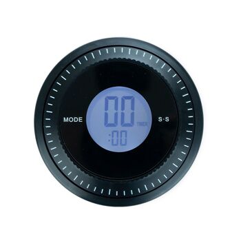 Minuteur et horloge / Minute Hand & Clock COMBI NOIR 2XAAA 1