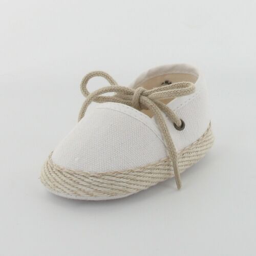 Chausson bébé espadrille - Blanc