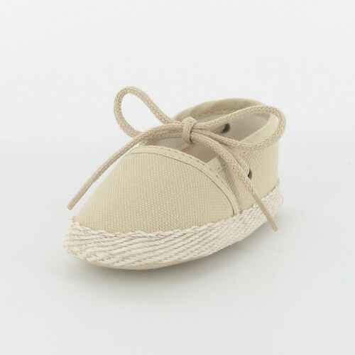 Chausson bébé espadrille - beige