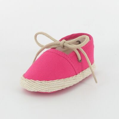 Ciabatte espadrillas per bebè - fucsia