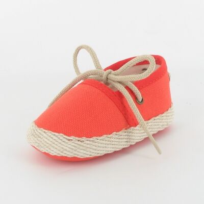 Baby espadrille slippers - orange