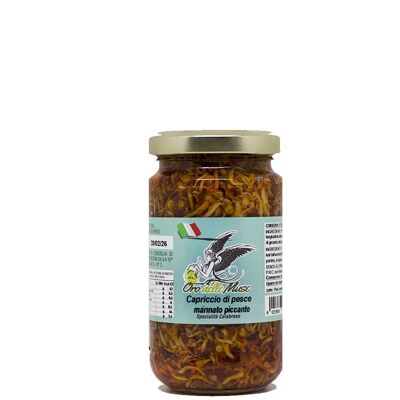 Capriccio of spicy marinated fish in wine vinegar 190 gr